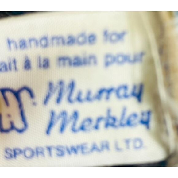 MURRAY & MERKLEY VTG 80'S MADE IN CANADA ADULT ONE SIZE VIRGIN WOOL BEANIE HAT - Picture 7 of 7